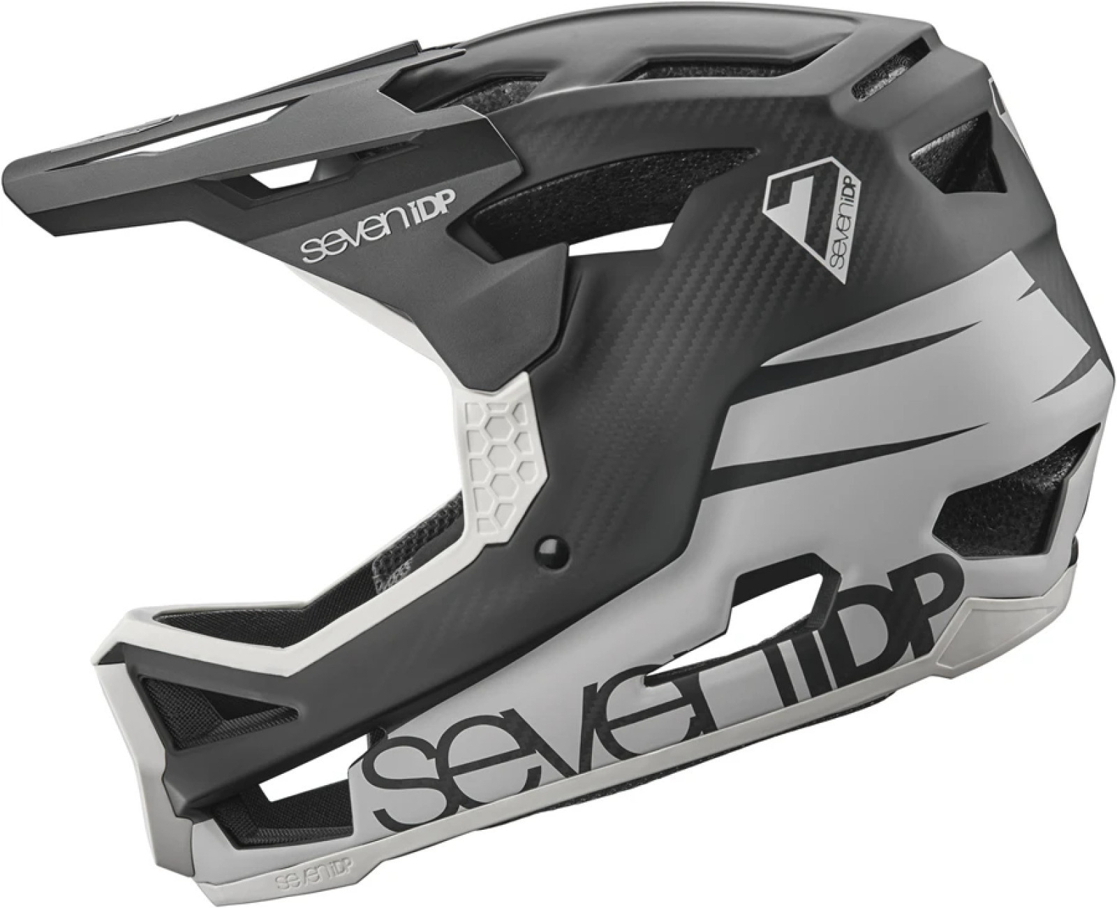 Seven Protection (7iDP) Project 23 Carbon Fullface Helmet - Cool Grey ...